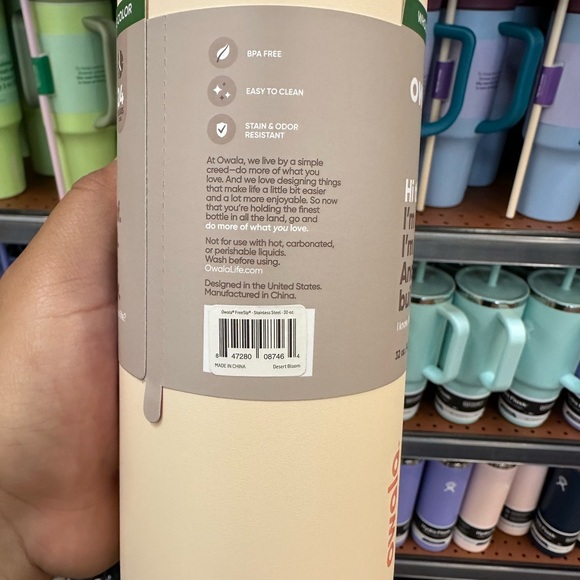 Owala Freesip 32oz Water Bottle Whole Foods Exclusive Desert Bloom NEW!!! - Picture 4 of 7